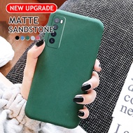 Huawei P9 Nova 7i 8 6 7 SE 5i 5 7 Pro Nova 5T 4 4e 3 3i 3e Anti Fingerprint Case Dark Green Sandstone Soft Matte Slim TPU Phone Cover