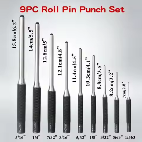 9pcs Metal Circular Disassembly Tools, Fits AR15 AK47 AR10 M4 M16 1911 Glock G17 G19 USP | Ideal for