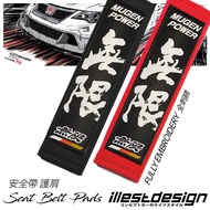 Auto Accessories : Mugen and Asimo Design Shoulder Pads for Seat Belts.CIVIC FD2R FK8R FC ACCORD CL7