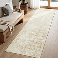 Joydeco Runner Rug 2x5 Non Slip Machine Washable Vintage Hallway Carpet Runner, Low Pile Lightweight