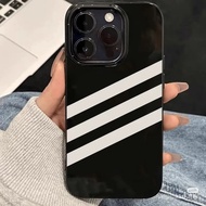 Slash White Striped Flexible Phone Case Suitable for iPhone 17pro 16promax 15 14 13 pro max 12promax