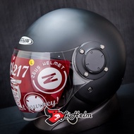 ZEUS HELMET ZS217 SOLID | MATT BLACK | ZS 217 DOUBLE VISOR
