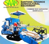 Mesin Panen Padi Saam-4Lz-2.0 (Combine Rice Harvester)