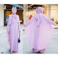 JUBAH RATU ARAB  [JUBAH MANIK BATU][DUSTY PURPLE] | BUTIK RAISHA