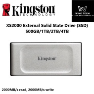 Kingston XS2000 External Solid State Drive (SSD) USB Type-C 3.2 Gen 2x2 Portable Drive 500GB/1TB/2TB