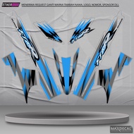 F1ZR Millennium Transparent Variation Striping Clear Sticker F1ZR