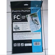 Glossy Photo Paper F4 210 gsm Vtec Glossy F4 Folio Photo Paper