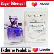 BEST PARFUM IMPLORA MAGNIFICENT POUR FEMME PURPLE RIBBON Parfum Wanita Tahan Lama  ORIGINAL BPOM 100