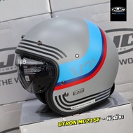 หมวกกันน็อค HJC V31 สไตล์คลาสสิค เปิดหน้า มีแว่นดำกันแดดในตัว รุ่นใหม่ 2025 RETRO VINTAGE