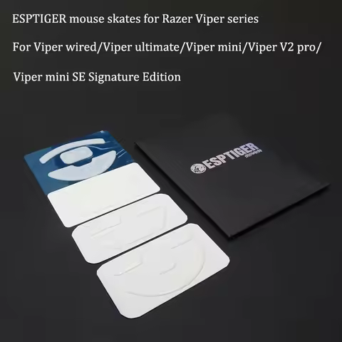 1 pack Tiger Gaming Ice V2 Edition Mouse Skates Feet For Razer Viper/Viper ultimate/Viper mini / min