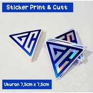 Sticker printing GC BLUE NEW