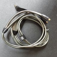 Replacement Aux 3.5mm Cable Extension Cord For Sennheiser IE200 IE300 IE600 IE900 Headphones