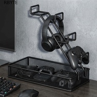 RBYTE Game Controller Holder, Iron Multi-Tier Gamepad Storage Rack, Universal Space Saving Large Cap