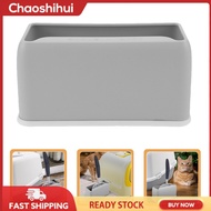 Chaoshihui Litter Stands Trashcans Color Matching Cat Scoop Base Scooper Holder Spoon Rest Organizer Boxes Grey