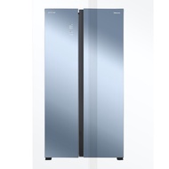 Hisense 726L Side by Side Inverter Fridge - Silver Steel RS808N4ABU