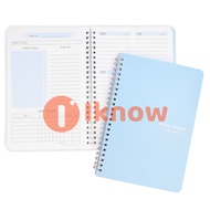 2024 Weekly Planner A5 Spiral Binder Notebook 52 Weeks Agenda Schedule organizer diary Journal Stati
