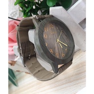 GENEVA Fashion Wood Style Women's Wrist Watch