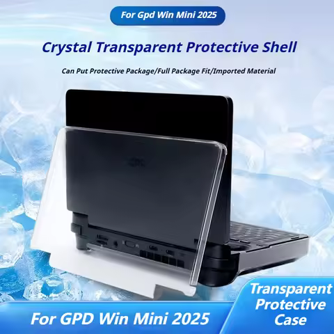 For GPD Win Mini 2025 Protective Case Transprent Ultra Thin Drop-Resistant Hard Case Cover Laptop Ga