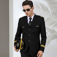 New Arrival Aviation Captain Uniform Male Aviation Suit Pilot Uniform Aviation Suit Senior Annual Me