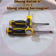 Obeng Ketok Atn 4" plus (+) / min (-)