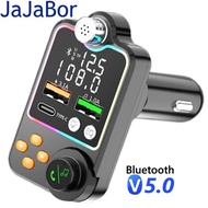 【Best value】 Jajabor Tf U Disk Car Mp3 Player Type C Dual Usb Car Charger Bluetooth 5.0 Handsfree Car Kit