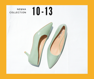 รองเท้าเเฟชั่นผู้หญิงเเบบคัชชูส้นปานกลาง No. 10-13 NE&amp;NA Collection Shoes