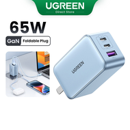 【GaN】UGREEN PD 65W Charger Type C 3-Ports Wall Charger Foldable USB C Charger Adapter Compatible with MacBook Pro Air Dell XPS iPad iPhone 15 14 13 Pro Max Samsung Galaxy S23 S22 Ultra/S21 Model: 10334