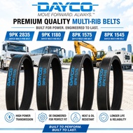 DAYCO ASSORTED SIZE BELT 9PK 2835 / 9PK 1180 / 8PK 1575 / 8PK 1545