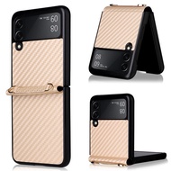 Hard shell shock resistance andar case Suitable for Samsung zflip5 Conjoined Leather Phone Case ZFLI