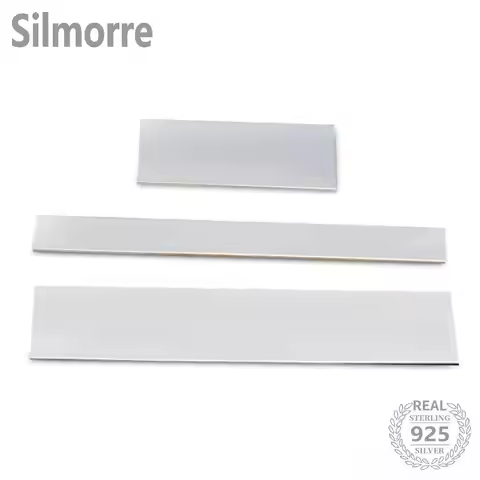 10CM S925/S9999 Solid Pure Silver Bar Material for DIY Fine Jewelry Making Jewelry Accessories