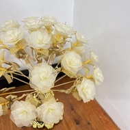 BSB1 BUNGA PAHAR ROS STOKIN 10 PCS BUNGA TELUR ROS STOKIN READY STOCK DAN CUSTOM MADE KAHWIN AQIQAH