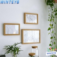 WINTEYB Wooden Kids Art Frame, Wall Decoration Rotatable Photo Frame, Creative Changeable Memorial F