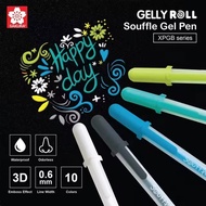 Sakura Gelly Roll Souffle Gel & Water-based Ballpoint Pen 3D Opaque Effect 0.6mm