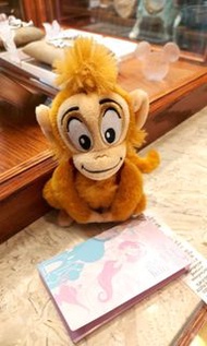 香港迪士尼樂園 Aladdin 阿拉丁 猴子 Abu 阿布 膊頭公仔 Shoulder Plush 毛公仔 全新正版有牌 Disneyland HKDL