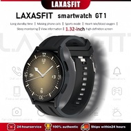 LAXASFIT 2025 GT1 New Wireless Call Alarm Clock Calculator HD Screen Smart Watch Sports Watch