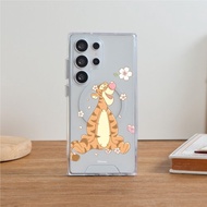 Disney經典-跳跳虎的心花開防摔透明SAMSUNG手機殼