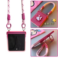 Cute Funny Gradient Casing for Samsung Galaxy Z Flip 7 Flip 7FE Z Flip 6 Z Flip 5 Z Flip 4 Z Flip 3 