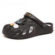 NB CROSS | รองเท้าแตะแบบสวมสำหรับผู้หญิง NB CROSS รองเท้าแตะสีดำ รองเท้าแตะกลางแจ้งสำหรับฤดูร้อน รอง