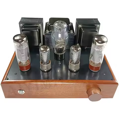 AIYIMA SMSL 6J8P Push 6P3P 6L6 EL34 Tube Amplifier 8W 2.0 Single Ended Class A Vacuum Tube Amplifier