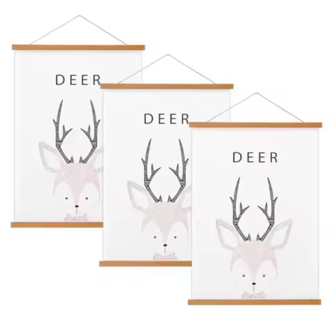 3 Pack Magnetic Poster Hanger Frame, 10x14 10x15 10x13 Magnet Poster Frame for Posters, Prints, Phot