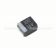 Tantalum Capacitor 16V100UF 107C 100UF 16V B3528 Chip B Type Black Tantalum Capacitor