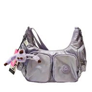 Kipling Rikka S กระเป๋าสะพายข้างคนรักสีน้ำเงิน (สร้อยคอจี้รูปลิงฟรี)