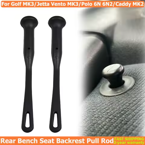 Black Rear Seat Backrest Release Pull Rod 1H0885683 1H0 885 683 For Golf MK3 / Jetta Vento MK3 / Pol