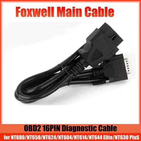 Original Foxwell OBD2 16PIN Main Cable for Foxwell NT680 Pro NT680 Lite NT650 Elite NT624 NT630 NT63