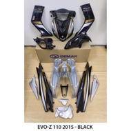 DEMAK EVO Z EVOZ 110 2015 2017 BLACK RED BLUE COVER SET ORIGINAL FREE STICKER BODY COVER