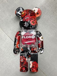Medicom bearbrick be@rbrick Flora 紅玫瑰 永生花 400% 冇盒