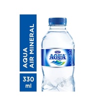 AQUA MINI 330 ML AIR KEMASAN 1 BOTOL 1x330ml Minuman Kesehatan Asia Le Mineral