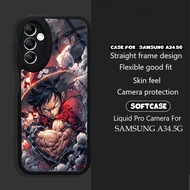 Samsung A34 5G Case Motif [PIECE] 2D Latest Samsung A34 5G Casing Softcase Samsung A34 5G Softcase G