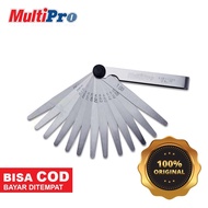 MULTIPRO Feeler Gauge 13 Pcs Fuller/ Fuller Gauge/ Feeler/ 0.05 - 0.1mm