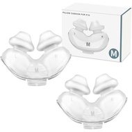 2 Pack Nasal Pillow Cushion for ResMed AirFit P10 , CPAP Mask Replacement Part, Medical-Grade Soft S